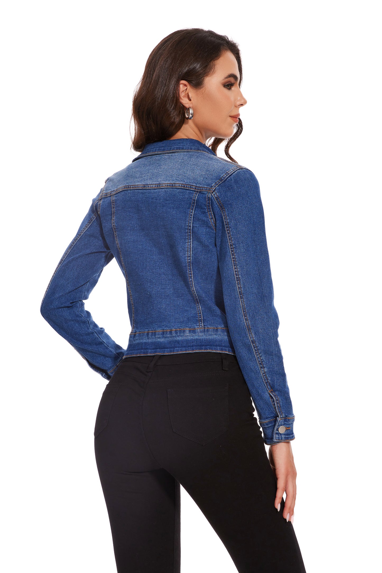 J.Corrine Zip Up Denim Jacket