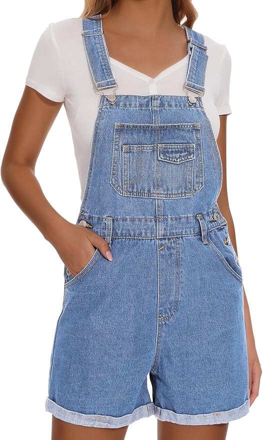 J.Corrine Denim Shortalls