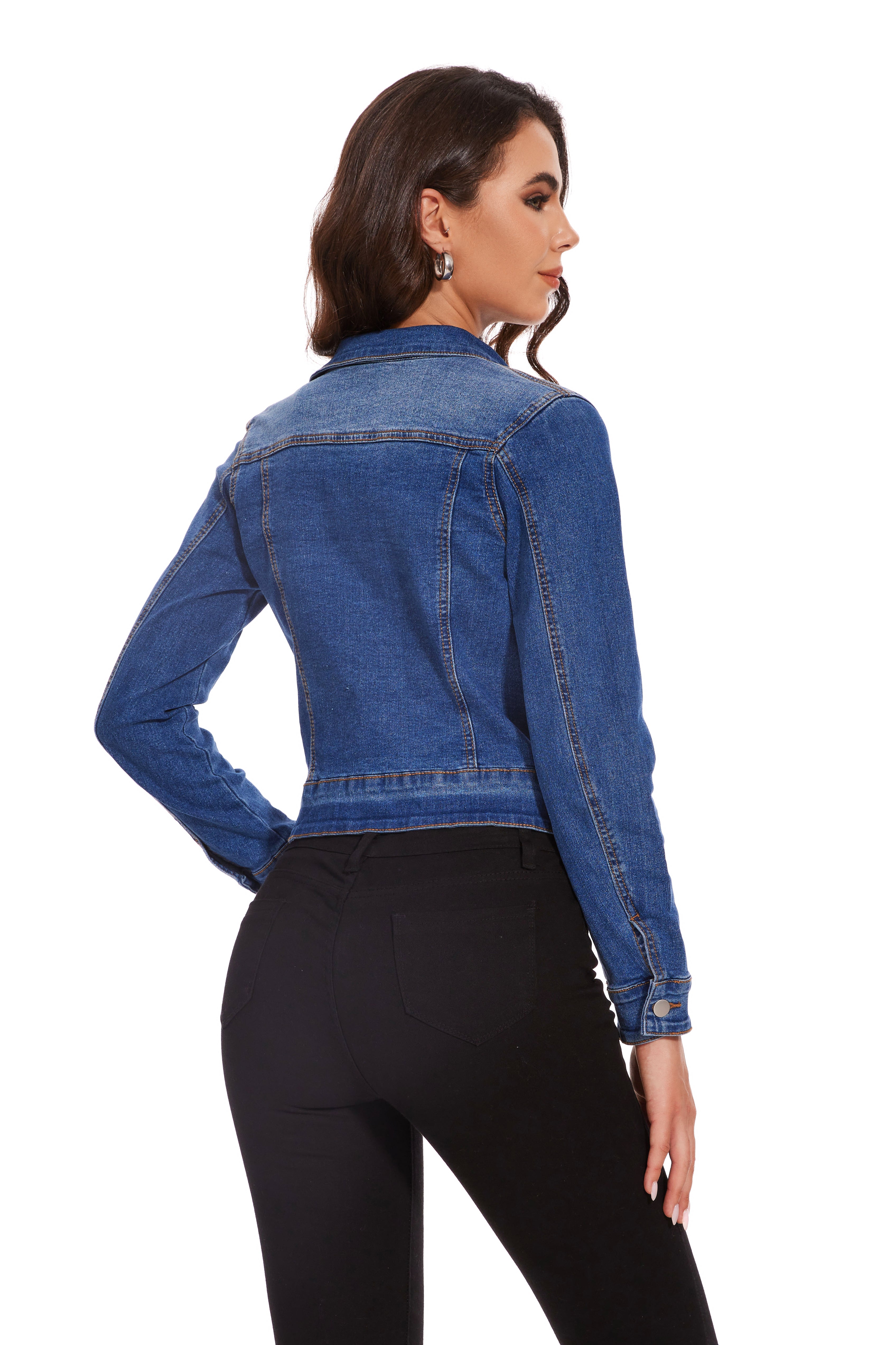 J.Corrine Zip Up Denim Jacket