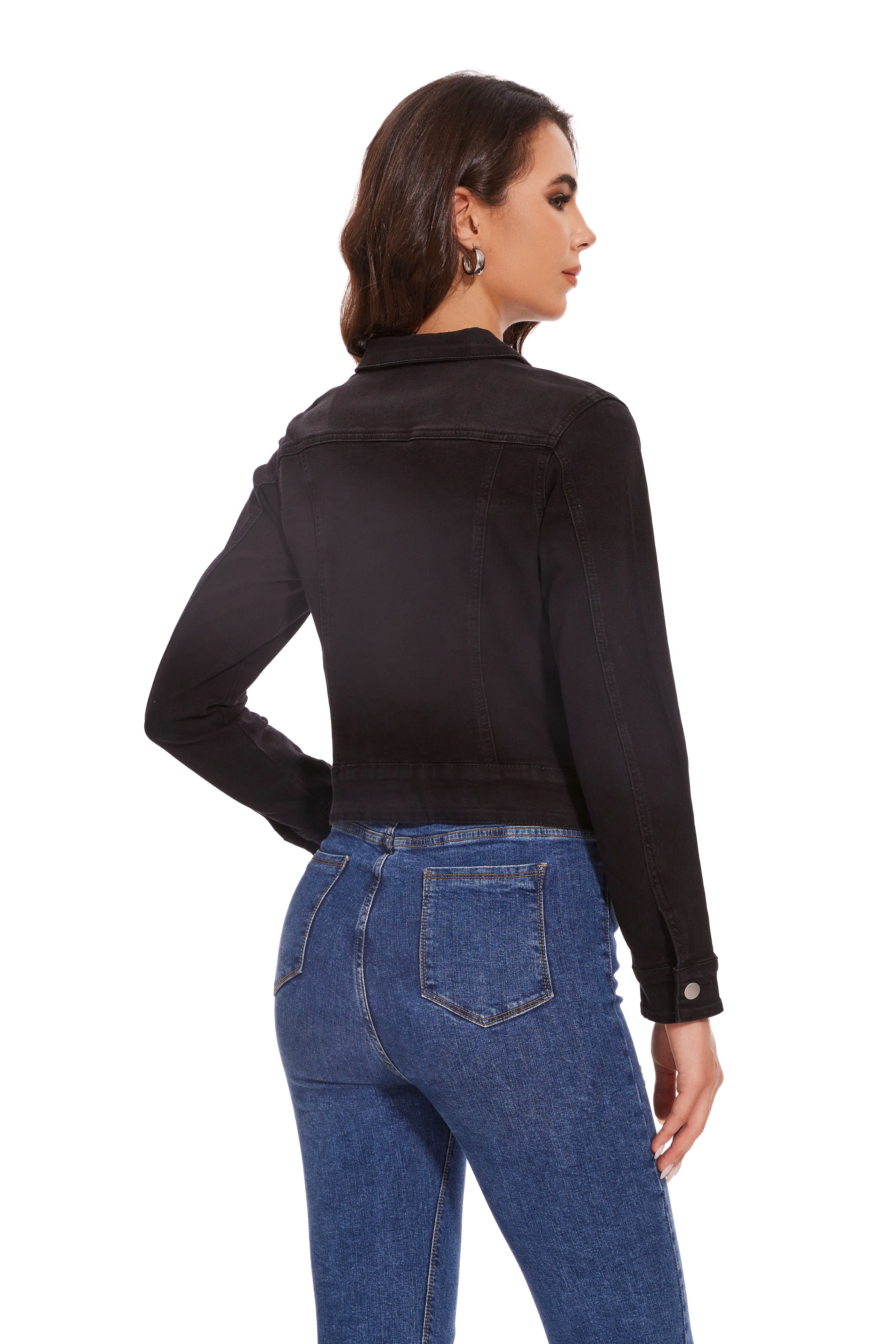 J.Corrine Zip Up Denim Jacket