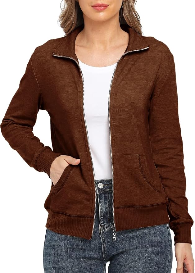 Zip up Sweatshirts with Pockets